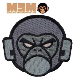 Mil-Spec Monkey Logo Patch ACU-Dark