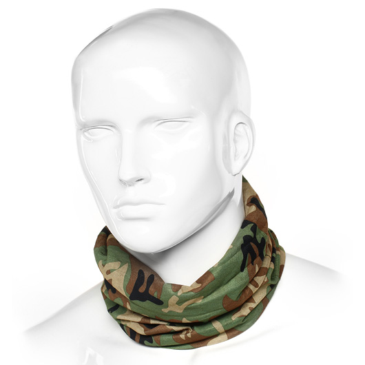 Multi Function Headgear Woodland Bild 2