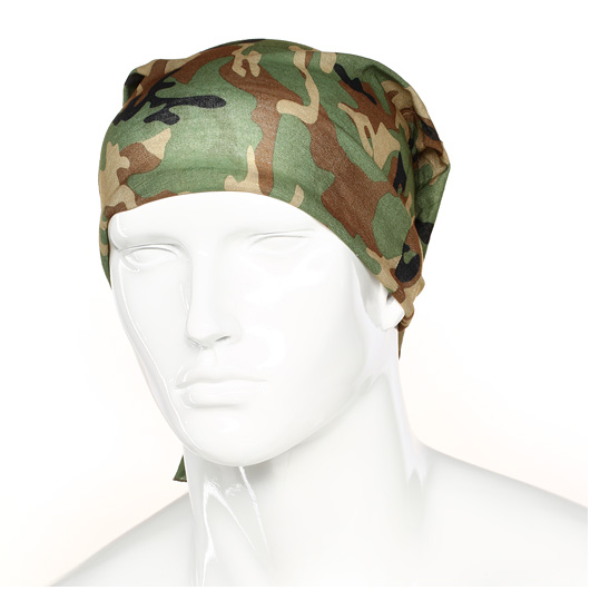 Multi Function Headgear Woodland Bild 4