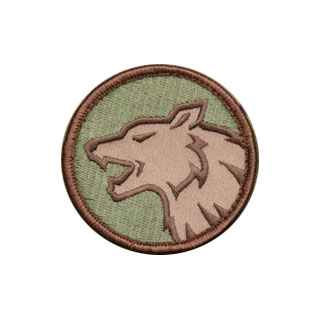 Mil-Spec Monkey Patch mit Klettflche Wolf Head multicam