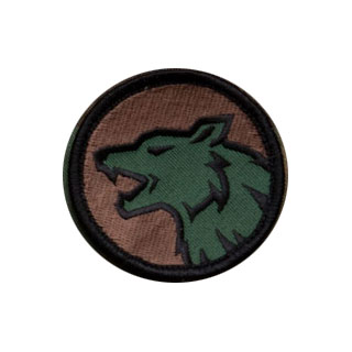 Mil-Spec Monkey Patch mit Klettflche Wolf Head Forest