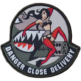 Mil-Spec Monkey Patch mit Klettflche Danger Close Delivery fullcolor