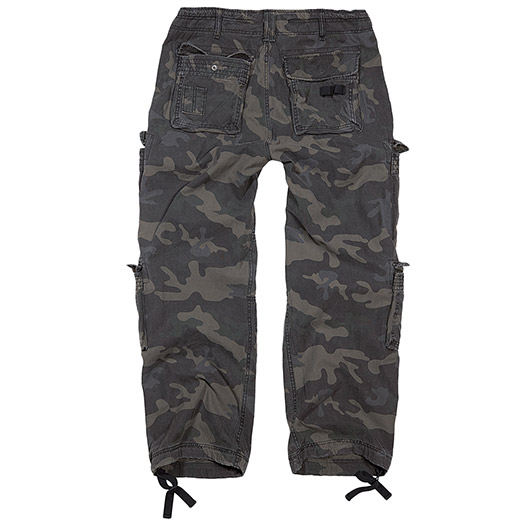 Brandit Cargohose Pure Vintage Trousers darkcamo Bild 1