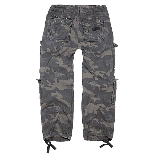 Brandit Cargohose Pure Vintage Trousers darkcamo Bild 1