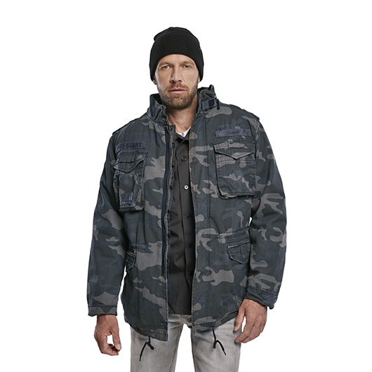 Brandit Jacke M65 Giant darkcamo mit herausnehmbarem Futter Bild 1