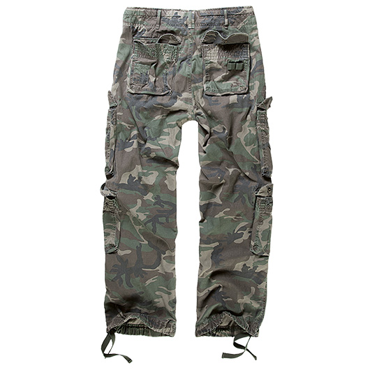 Brandit Cargohose Pure Vintage Trousers woodland Bild 1