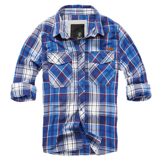 Brandit Checkshirt navy kariert Bild 1