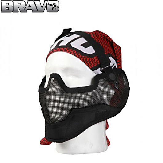 Bravo Tac Gear Strike V2 Gittermaske halb schwarz