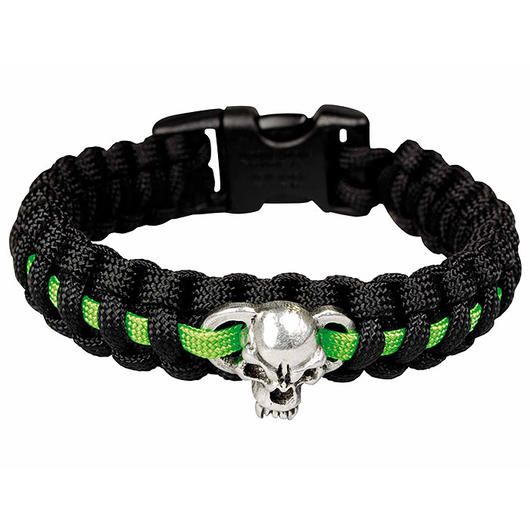 Wilson Tactical Armband Survival Bracelet schwarz/neongrün
