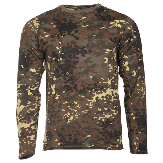 Mil-Tec Langarmshirt flecktarn