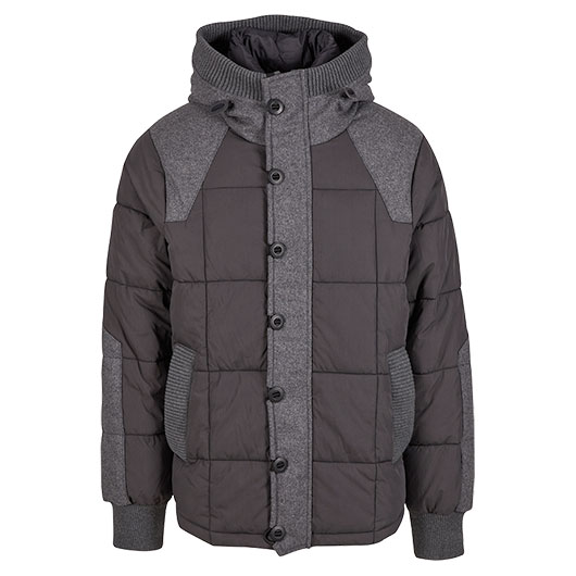 Brandit Steppjacke Garret Jacket schwarz-anthrazit
