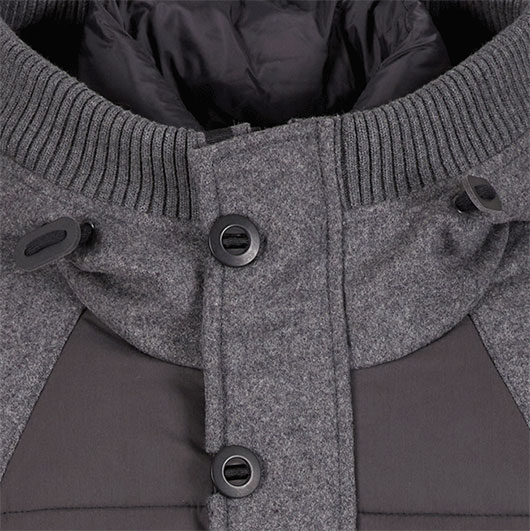 Brandit Steppjacke Garret Jacket schwarz-anthrazit Bild 2