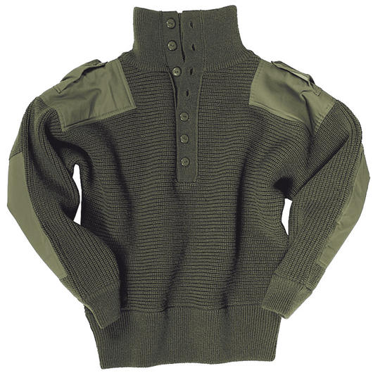 Mil-Tec sterreichischer Alpin-Wollpullover oliv