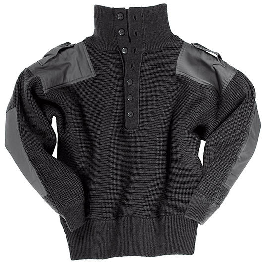 Mil-Tec Alpin-Wollpullover schwarz