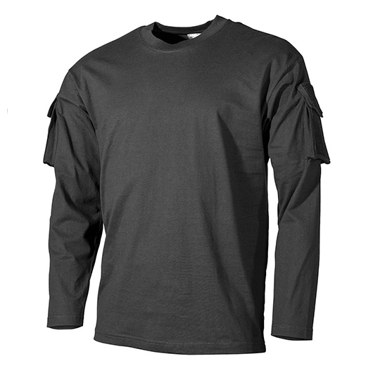 MFH Langarmshirts US schwarz