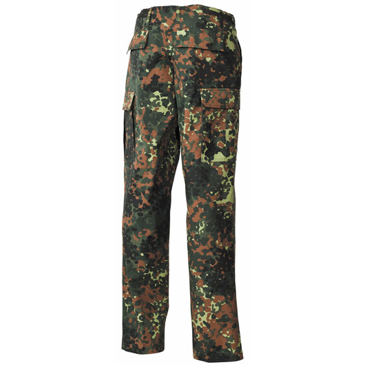 MFH Army Hose Ripstop BDU-Style flecktarn geknpfter Hosenschlitz Bild 1