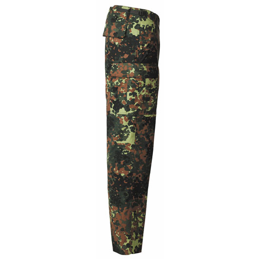 MFH Army Hose Ripstop BDU-Style flecktarn geknpfter Hosenschlitz Bild 2