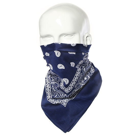 MFH Bandana Halstuch navyblau-wei