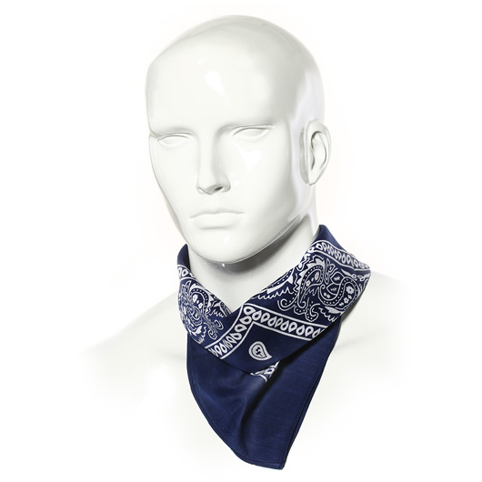 MFH Bandana Halstuch navyblau-wei Bild 1