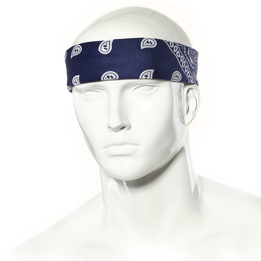 MFH Bandana Halstuch navyblau-wei Bild 2