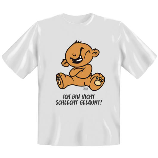Rahmenlos T-Shirt Ich bin nicht schlecht gelaunt! wei�