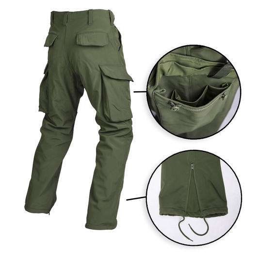 Mil-Tec Softshell Hose Explorer Oliv Bild 1