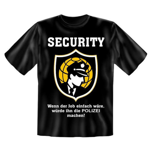 Rahmenlos T-Shirt Security