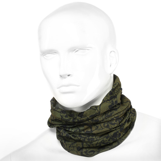 101 INC Coolmax Multifunktionstuch Tactical Wrap Schdel grn Bild 1