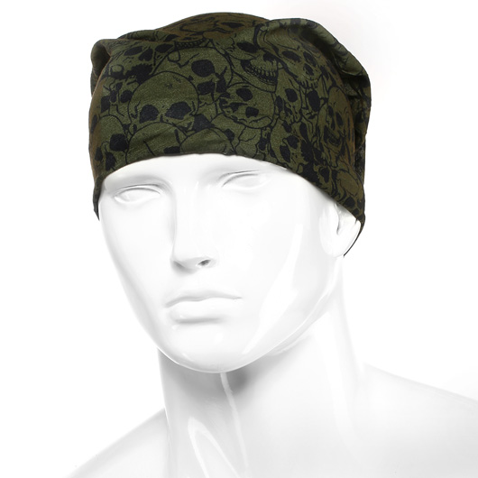 101 INC Coolmax Multifunktionstuch Tactical Wrap Schdel grn Bild 2