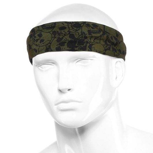 101 INC Coolmax Multifunktionstuch Tactical Wrap Schdel grn Bild 3