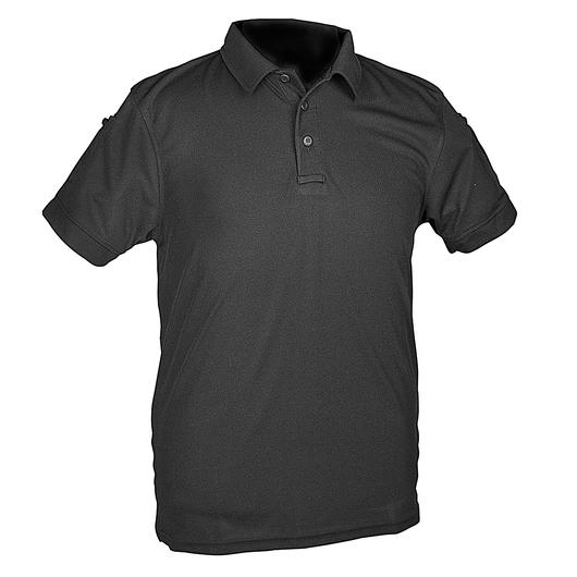 Mil-Tec Poloshirt Quick Dry Tactical kurzarm schwarz