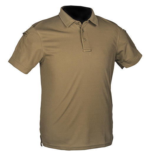 Mil-Tec Poloshirt Quick Dry Tactical kurzarm dark coyote