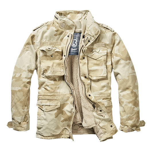 Brandit Jacke M65 Giant sandstorm camo mit herausnehmbarem Futter