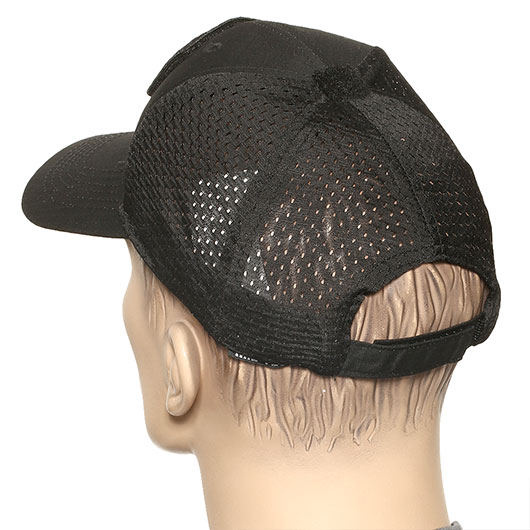 Mil-Tec Baseball Cap Netz schwarz Bild 2