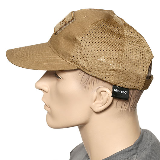Mil-Tec Baseball Cap Netz dark coyote Bild 1