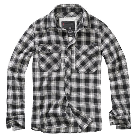 Brandit Checkshirt Great Creek schwarz/wei� kariert