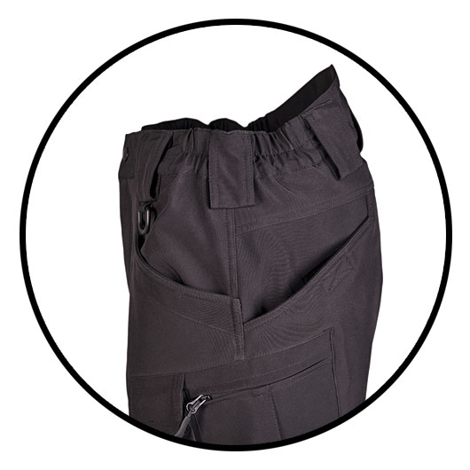 Mil-Tec Softshell Hose Assault schwarz Bild 3