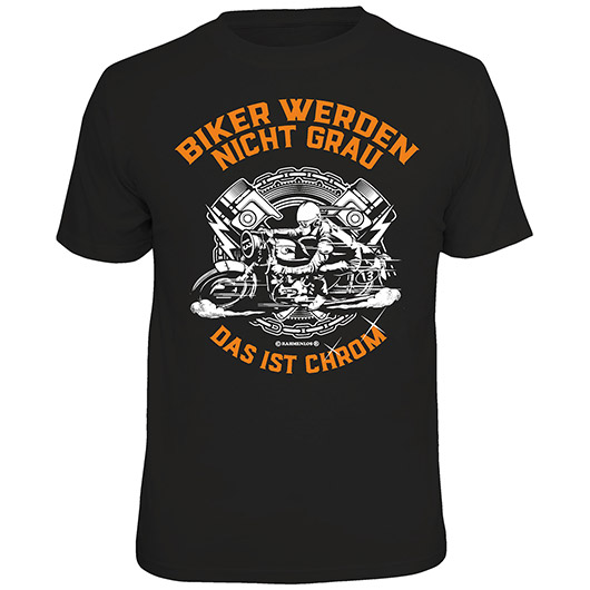 Rahmenlos T-Shirt Biker werden nicht grau