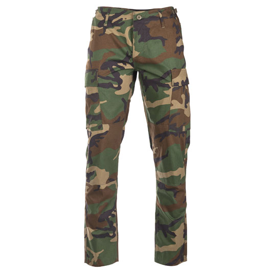 Teesar BDU Feldhose Modern Fit Ripstop woodland