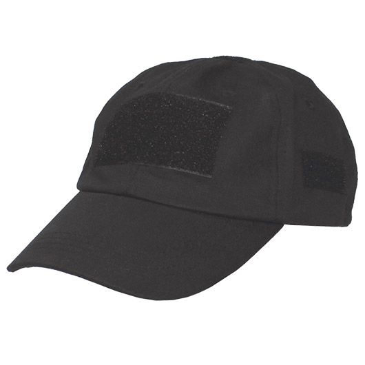 MFH Einsatz-Cap mit Klett schwarz