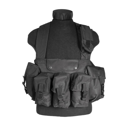 Mil-Tec Chest Rig 6-Pocket schwarz