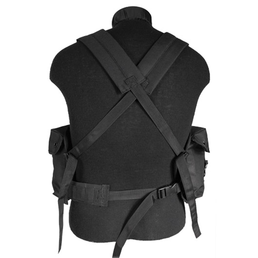 Mil-Tec Chest Rig 6-Pocket schwarz Bild 1