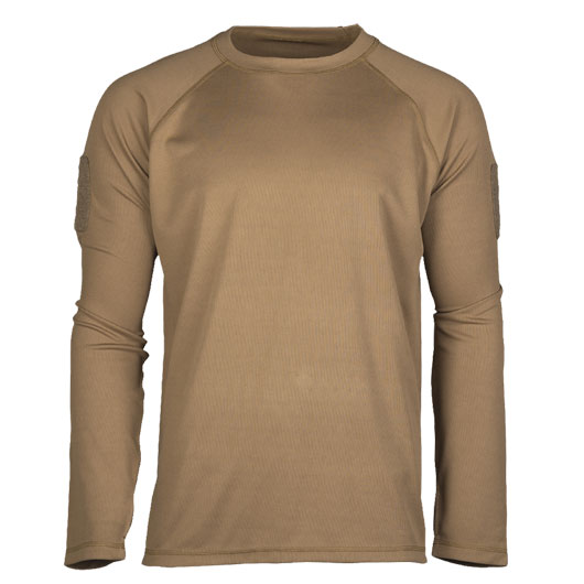 Mil-Tec Langarmshirt Tactical Quick Dry dark coyote