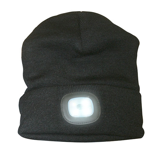 Strickm�tze mit LED-Lampe