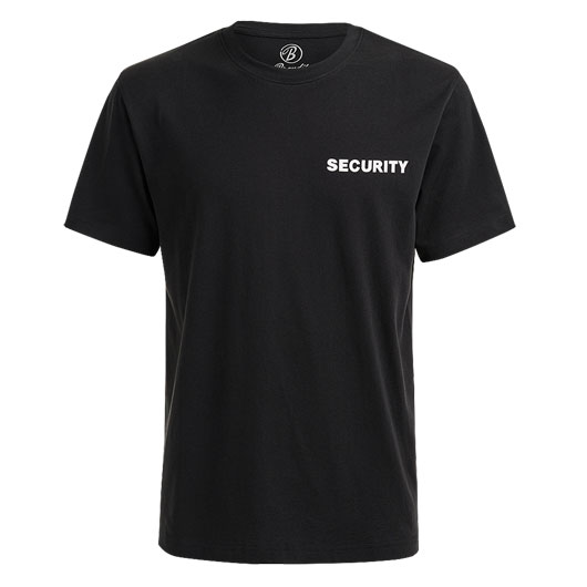 Brandit T-Shirt Security schwarz