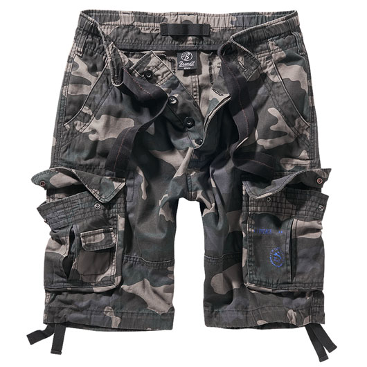 Brandit Pure Vintage Shorts darkcamo