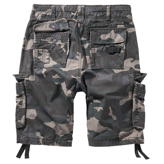 Brandit Pure Vintage Shorts darkcamo Bild 1