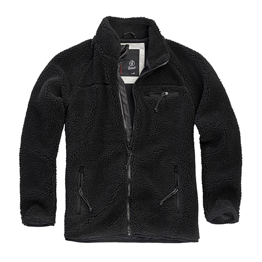 Brandit Fleecejacke Teddyfleece Jacket schwarz