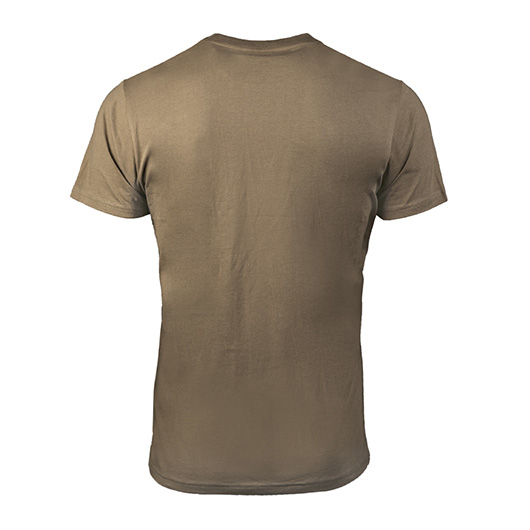 T-Shirt Basic Baumwolle coyote brown Bild 1