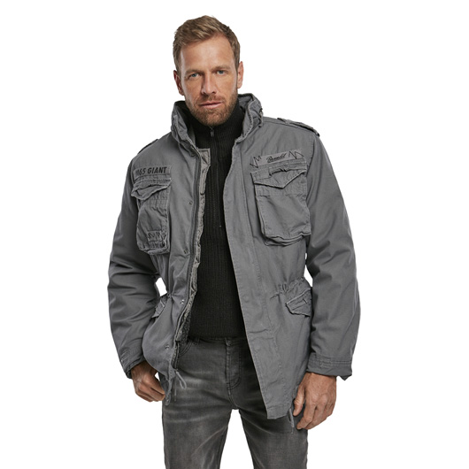 Brandit Jacke M65 Giant charcoal grey mit herausnehmbarem Futter Bild 1